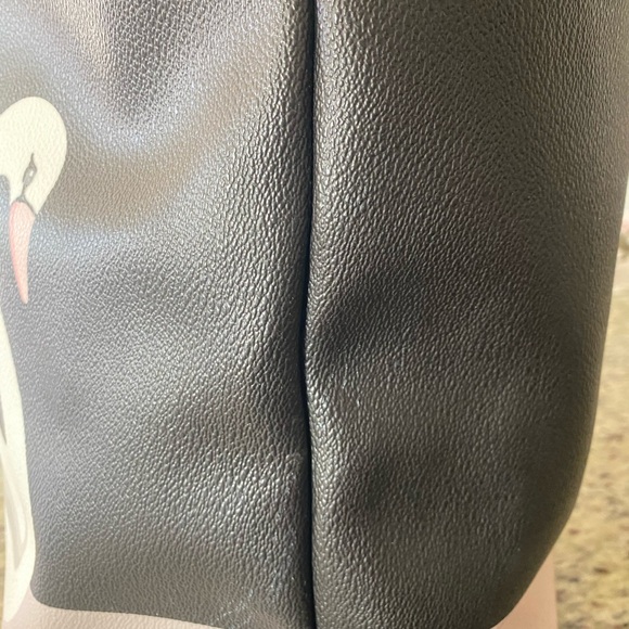 Kate Spade Black and Pink Swan Tote Bag - Picture 14 of 15